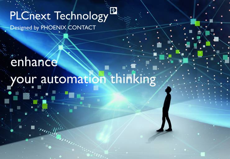 Mit der PLCnext Technology fordert Phoenix Contact dazu auf, 
beim Automatisieren in völlig neuen Freiheitsgraden und Wegen zu denken.