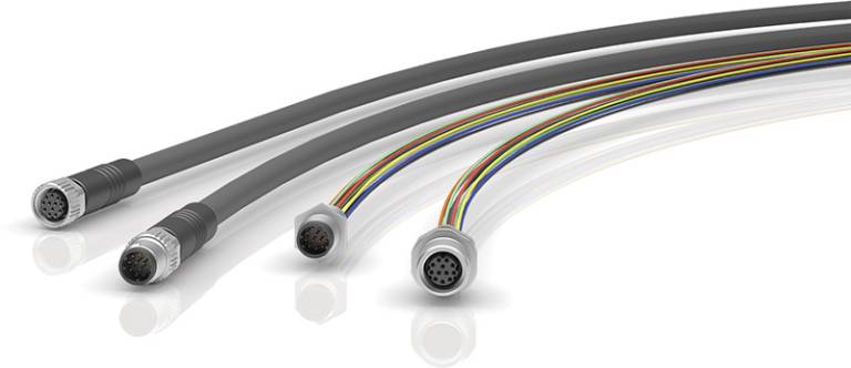 Die M8 Kabel- und Flanschsteckverbinder der Serien 768 und 718 von Binder werden mittlerweile auch mit zwölf Polen angeboten.