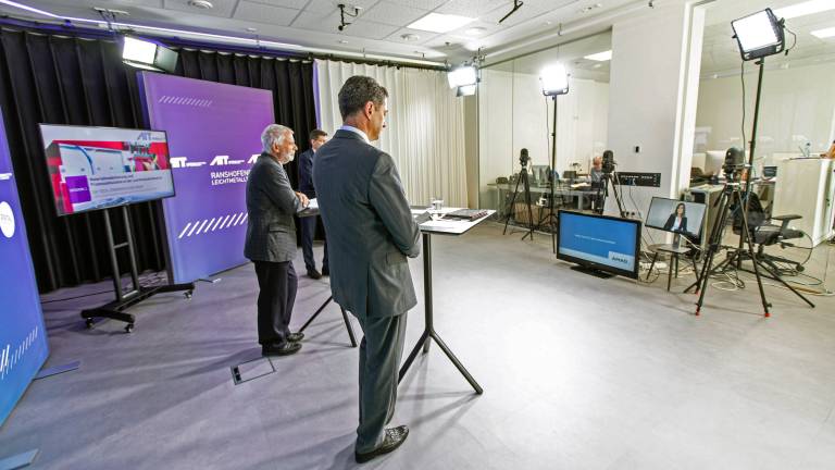 Die Übertragung der 11. Ranshofener Leitmetalltage 2020 erfolgte ganztags per Live-Stream aus einem Studio in Wien.