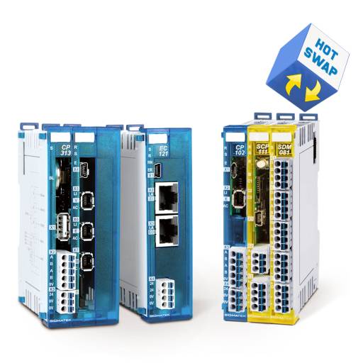 Das CPU-Modul CP 313 und das Anschaltmodul EC 121 erweitern das Echtzeit-Ethernetbus-Portfolio des kompakten S-DIAS-Steuerungssystems von Sigmatek.