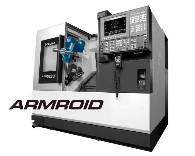 Der in die Werkzeugmaschine integrierte ARMROID eröffnet auf dem Gebiet der Automatisierung und der Zerspanung völlig neue Möglichkeiten. 