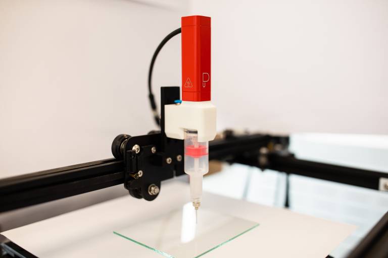 Puredyne Druckköpfe ermöglichen präzise Dosierungen im Bereich extrusionsbasiertem Bioprinting – schnell, einfach und sauber. 