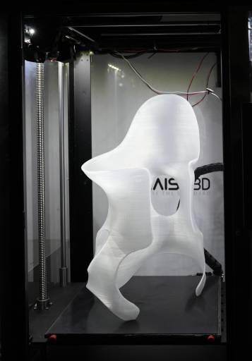 Hautverträgliches 3D-gedrucktes Korsett aus P-filament 721 natural.