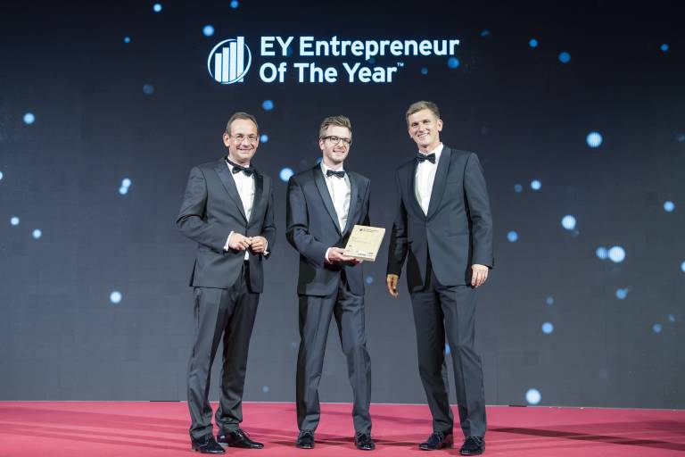 Roman Ruthofer & Patrick Resch wurden mit dem „EY Entrepreneur Of The Year“ ausgezeichnet.