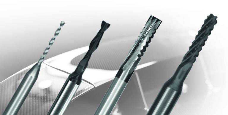 Das MCT- (Micro Cutting Tools) und das MCT UP-Werkzeugprogramm umfassen Mikrowerkzeuge mit Durchmessern von 0,05 bis 10,00 mm für die unterschiedlichsten Materialien, wie Edelmetalle, Stahl, Keramik, CFK und GFK sowie NE-Metalle. (Alle Bilder: HPTec GmbH)