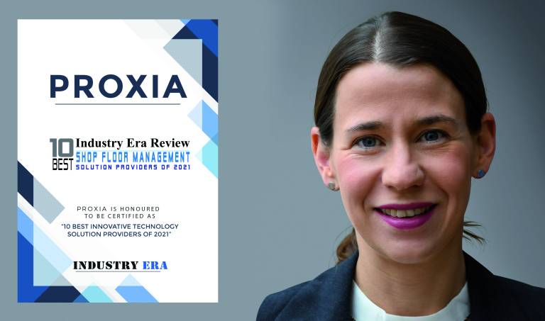 Die Proxia Software AG wurde mit dem „10 Best Shop Floor Management Solution Providers of 2021“ Award des Industry Era Magazine (USA) für ihr innovatives Lösungskonzept „Digitaler Zwilling von Verbesserungsmaßnahmen mit der PROXIA OEE/KVP-Methode“, ausgezeichnet.
