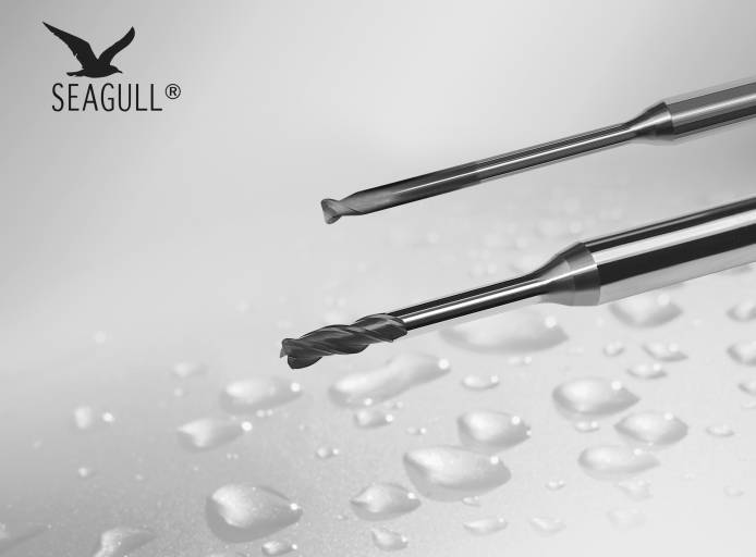 Die SEAGULL®-Fräser mit ihrer ausgeklügelten Geometrie bieten neue Möglichkeiten in der Trocken- und Nassbearbeitung von Grafit und anderen hartspröden NE-Werkstoffen.
