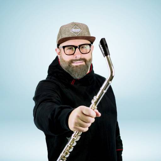 Profi-Musiker Axel Müller fand mit 1zu1 den perfekten Partner für die Realisierung des weltweit einzigartigen Querflöten-Mundstücks Fliphead. (Bild: Sarah Kaiser)