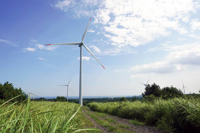 Die Bedeutung von Windparks nimmt derzeit stark zu, so auch in Korea.