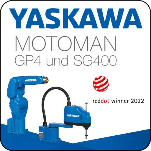 Yaskawa konnte gleich zwei Preise mit nach Hause nehmen: für den kompakten Handlingroboter Motoman GP4 und den neuen Scara-Roboter Motoman SG400.