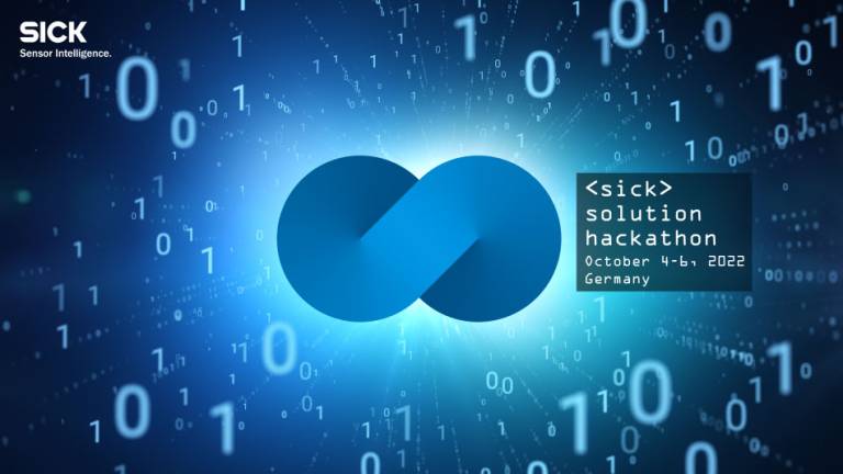 Im Programm: Der Sick Solution Hackathon, den der Sensorspezialist von 4. bis 6. Oktober 2022 in Waldkirch, Deutschland, veranstaltet. 
