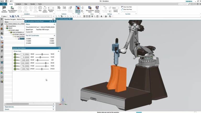 Additive Fertigung/3D-Druck mit Robotern: Dieses Thema wird am 15. September im Webinar von Siemens Industry Software behandelt.
