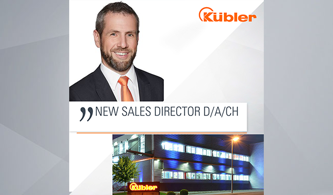 Michael Weingrill ist neuer Vertriebsleiter DACH bei der Kübler Group.