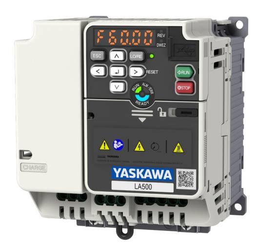 Mit dem LA500 stellt Yaskawa einen neuen Frequenzumrichter speziell für Liftantriebe vor. (Bild: Yaskawa)
