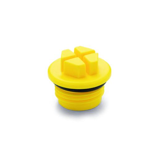 Die TNX-Serie ist aus gelbem Polyethylen und mit einem Gummi NBR O-Ring ausgestattet.