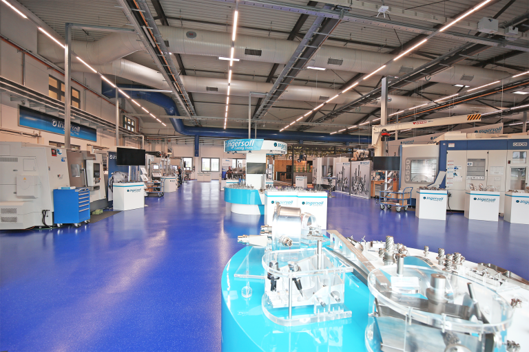 Am Ingersoll Hauptsitz in Haiger befindet sich auf einer Fläche von 1.000 m² das TechCenter.
