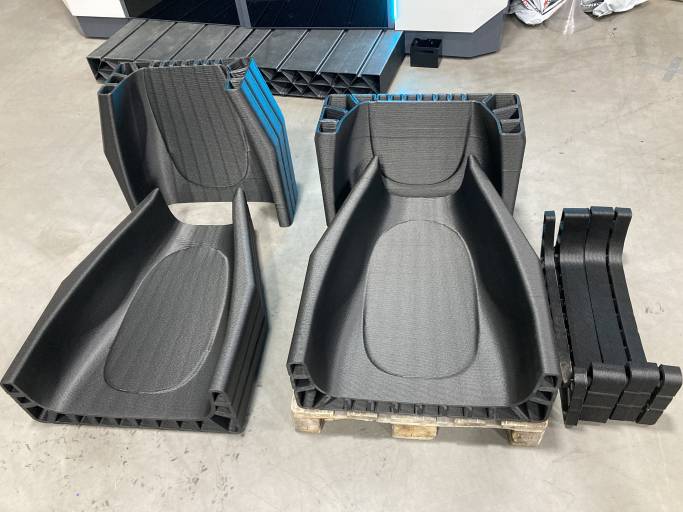 3D-gedruckte Formen für CFK- und GFK-Bauteile aus LUVOCOM 3F.