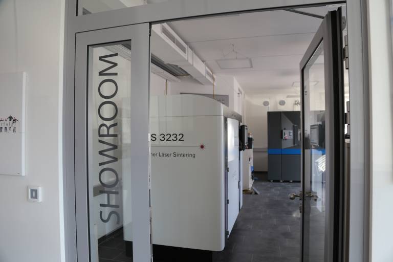 Der Showroom der Bibus Austria in St. Andrä/Wördern bietet ein breites Informationsangebot an AM-Technologien.