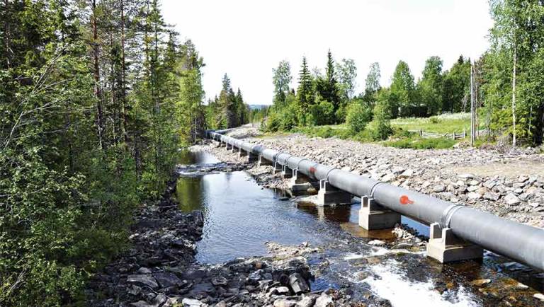 Flowtite Hydropower-Pipeline von Amiblu in Norwegen.
