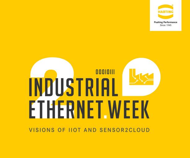 Die HARTING Industrial Ethernet Week findet online vom 21. bis 23. Februar 2023 statt.