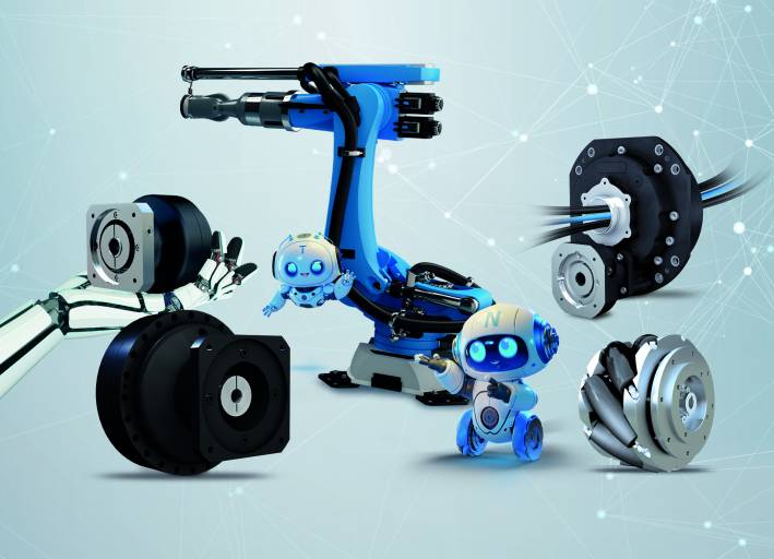 Nabtesco bietet ein breites Produktportfolio an innovativen Getriebelösungen für die Bereiche Robotik, Maschinenbau und Fahrerlose Transportsysteme an. (Bild: Nabtesco Precision Europe GmbH)
