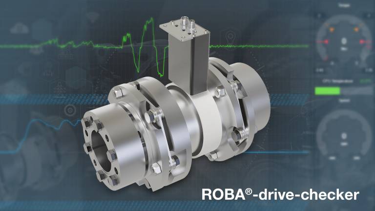 Die neue drehmomentmessende Wellenkupplung ROBA-drive-checker ist Bestandteil der SPS-Highlights in Nürnberg.