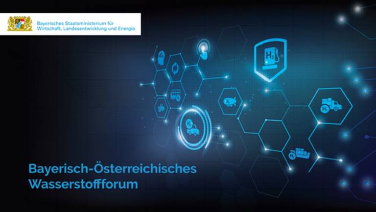 Das 1. Bayerisch-Österreichisches Wasserstoffforum findet am 20. April 2023 statt.