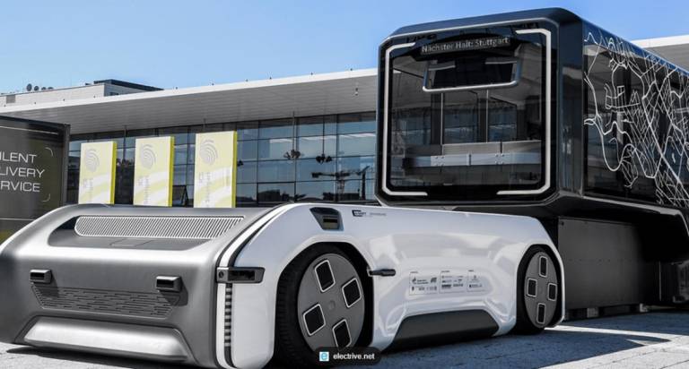 Mit dem futuristischen Fahrzeugkonzept U-Shift gehen die Verkehrsforscher des DLR neue Wege. (Bild: DLR)