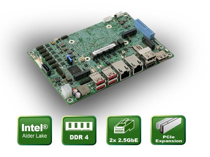 Mit dem NANO-ADL-P bringt ICP Deutschland ein EPIC Board auf den Markt, welches mit der neuesten Intel® Prozessorgeneration ausgestattet ist und einen Standard PCIe x4 Erweiterungsslot bietet.
