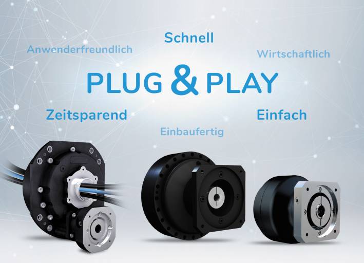 Plug-and-play-Getriebe wie Neco® und RD von Nabtesco sind innerhalb kürzester Zeit betriebsbereit, hochperformant und intuitiv zu handhaben. (Bild: Nabtesco Precision Europe GmbH)

