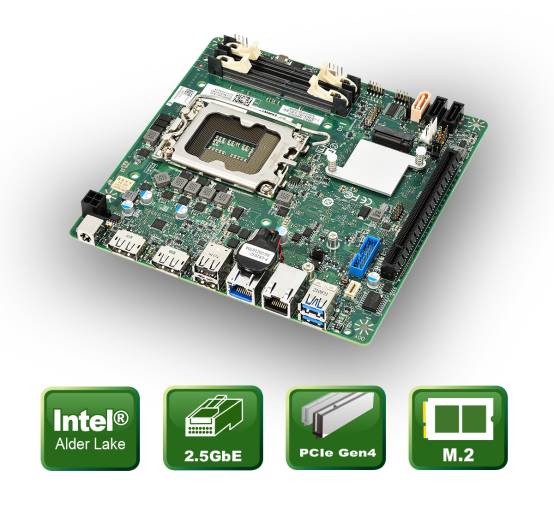 Das Mini-ITX Board ist für leistungszehrende Industrieanwendungen geeignet.