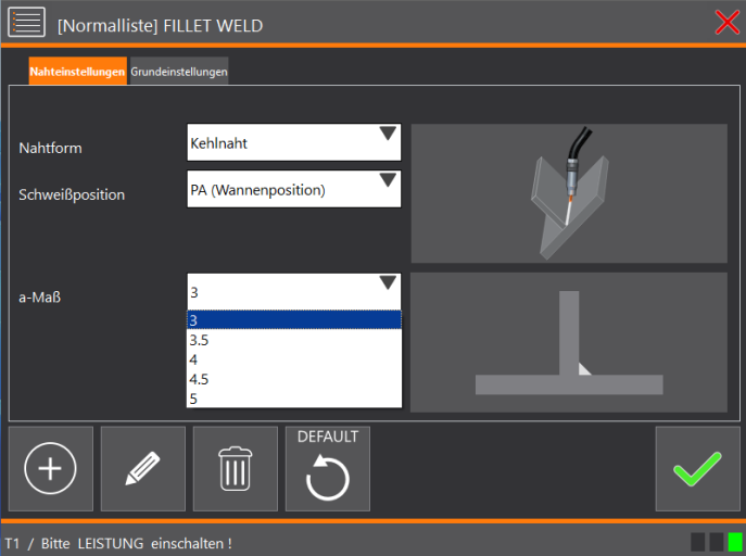 QIROX Easy Weld unterstützt Anwender bei der Erstellung von Schweißparameterlisten. 