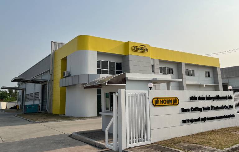 Der Firmensitz von Horn Cutting Tools (Thailand) Co. Ltd. in Chonburi mit einer Gesamtfläche von ca. 1.250 m².
(Bild: Horn Thailand)
