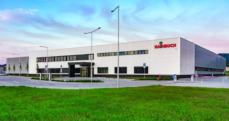 Das neue Produktionsgebäude von Hainbuch Slovakia in Dubnica.