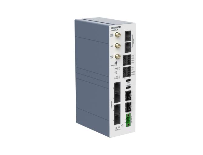 Industrieller LTE 450 MHz Security-Router für kritische Infrastruktur bei Energieversorgern, Kommunen, Einrichtungen der öffentlichen Sicherheit und Industrie.