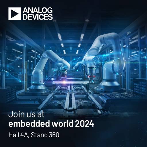 Auf der embedded world 2024 zeigt Analog Devices intelligente Lösungen für eine sichere vernetzte Zukunft.