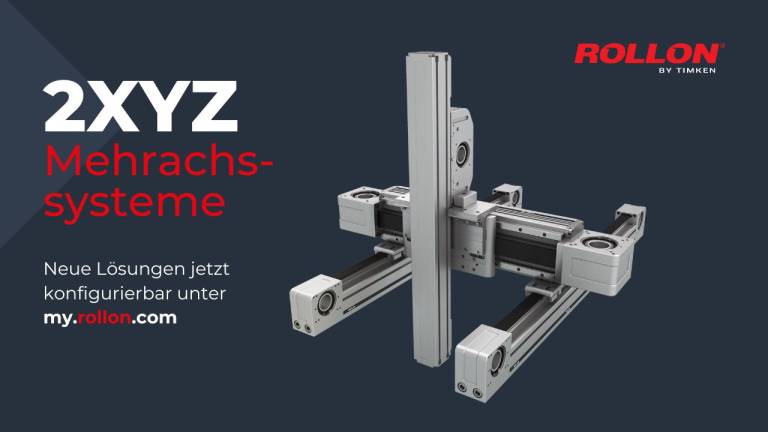 Auf myRollon sind jetzt weitere 2XYZ-Mehrachssysteme konfigurierbar.