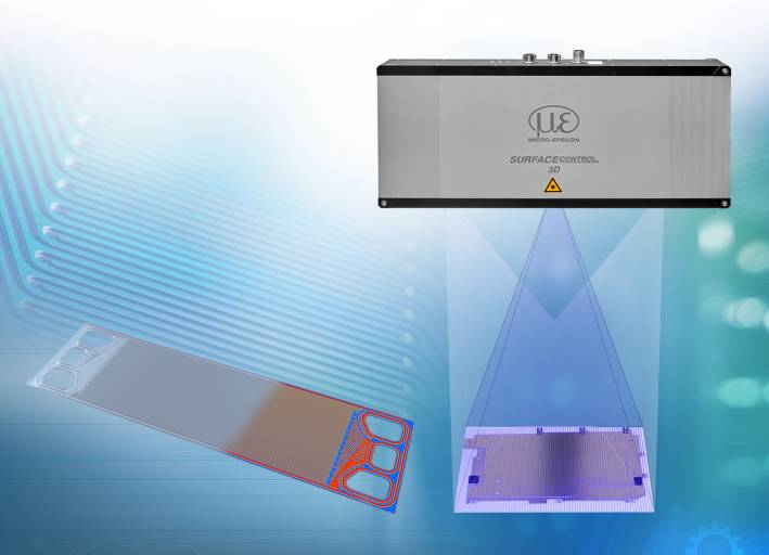 Der neue 3D-Snapshot-Sensor surfaceControl 3500-240 von Micro-Epsilon erweitert das 3D-Sensorportfolio des Unternehmens.