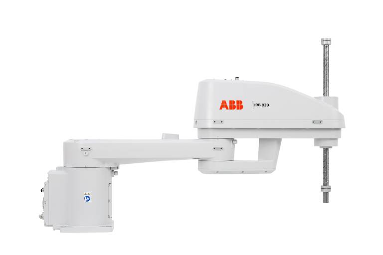ABB Robotics hat ihre Scara-Palette mit dem IRB 930 erweitert. Der Roboter ist in drei Varianten und mit Traglasten von 12 und 22 Kilogramm erhältlich.