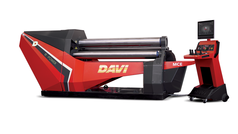 Mit der neuen MCE e-Power von Davi erreicht die Präzision beim Rundbiegen neue Ebenen.