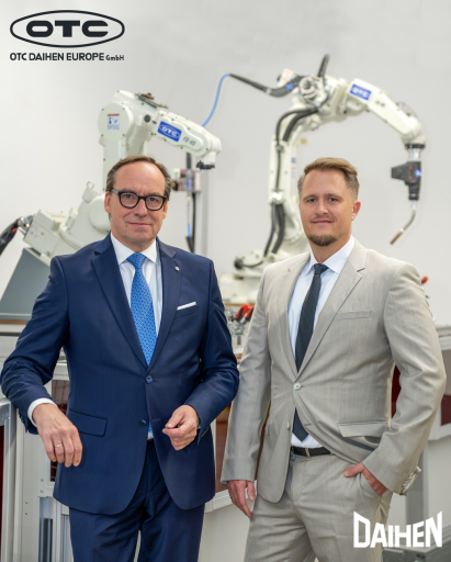 Führungswechsel bei OTC Daihen: Norbert Kleinendonk (links) mit seinem Nachfolger René Lohmann.