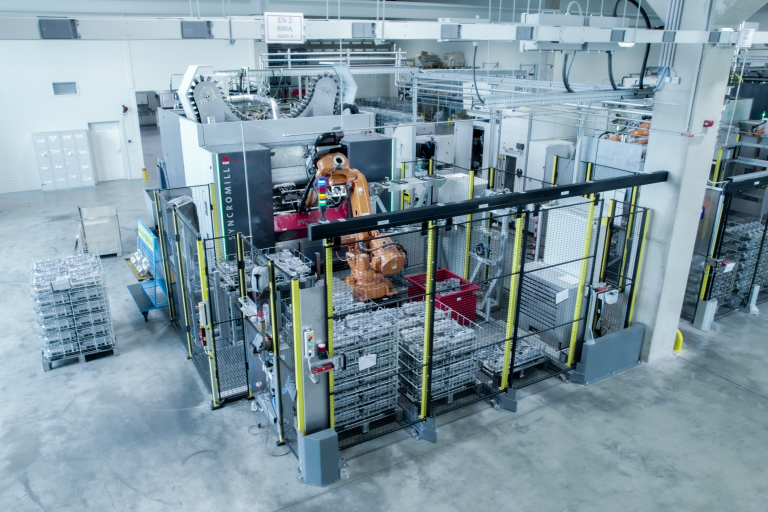Am Standort Rohr im Kremstal fertigt TCG Unitech auf zehn Doppelspindel-Bearbeitungszentren Syncromill C21-63/600 von Fill in höchster Qualität Leichtmetall-Druckgussteile für Automotive-Anwendungen. 